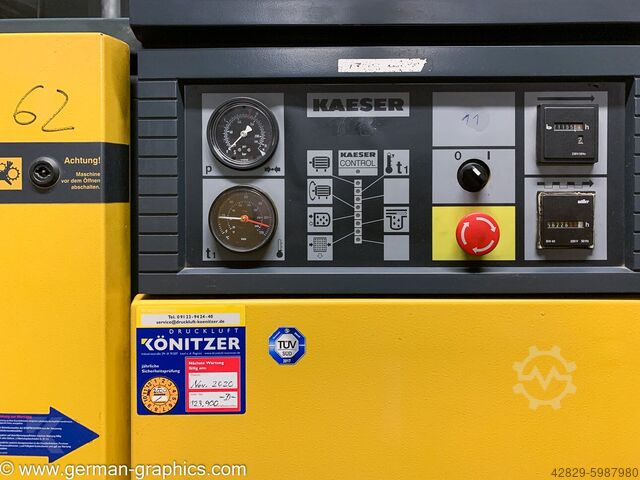 Schraubenkompressor 9 bar Kaeser CS 121