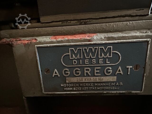 Notstromaggregat  MWM 250KVA MWM 250KVA